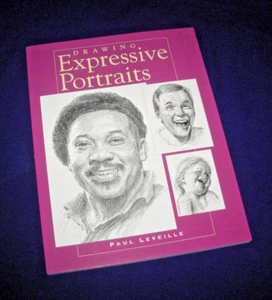 Drawing Expressive Portraits by Paul Leveille pencil art 1996 Paperback book - Picture 1 of 5