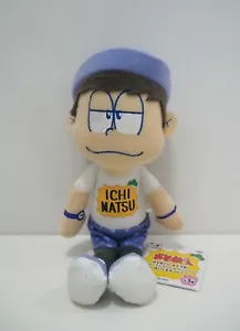 Osomatsu San Ichimatsu Banpresto 2017 Peluche 10" TAG Juguete Muñeca Japón - Imagen 1 de 7