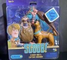 Scoob! Movie Scooby Doo & Captain Caveman Figure 2-Pack By Basic Fun - NEW