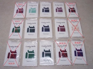 Schoolhouse Quilt Design - Quilted Note Card with Envelope made by PA Amish - Picture 1 of 7