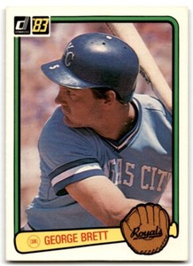 1983 Donruss George Brett Baseball Cards #338