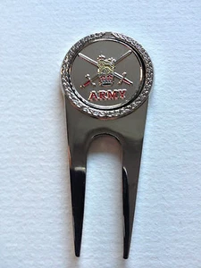 Army Golf Divot Tool And Ball Marker - Picture 1 of 2
