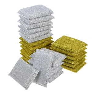  24 Pezzi Pad Pulizia Cucina Scrub Pad Piatti Spugna Lavaggio Spugne - Foto 1 di 12