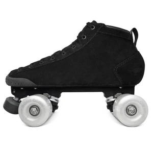 Skates - Prostar S Black Suede Professional Roller Skates with Glow Light Up ... - Picture 1 of 4
