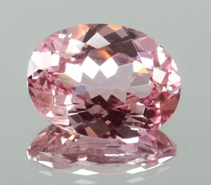 6.45 Ct Natural Padparadscha Sapphire Oval Certified Loose Gemstone 12x9 MM - Picture 1 of 6