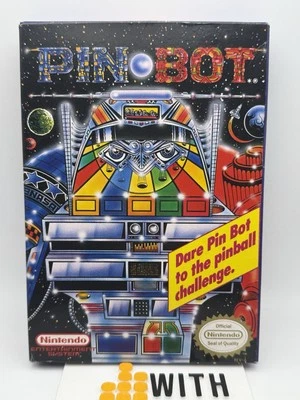 Pin Bot Game (Nintendo NES System 1990) Original NES Complete in Box - CIB - Image 1 of 4