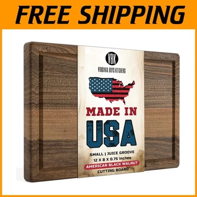 Preseasoned Walnut Wood Cutting Board - 8x12 Butcher Block - Image 1 of 4