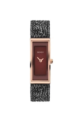 Reloj de vestir Seksy Rocks para dama tono oro rosa 16 mm 2576 Foto 1 de 4