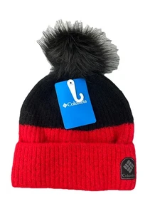 Columbia Winter Blur Pom Pom Beanie - Red Lyly, Black - Unisex - One Size - CU0036 - Bild 1 von 6