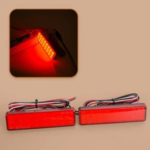 Rear Bumper Reflector LED Brake Light Turn Signal Fit For Opel Vauxhall Vivaro - Picture 1 of 6