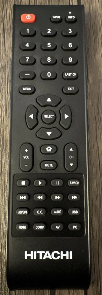 Genuine Hitachi Led Tv Remote Control LE50H508 LE55G508 LE55H508 LE46H508 TESTED - Image 1 of 1