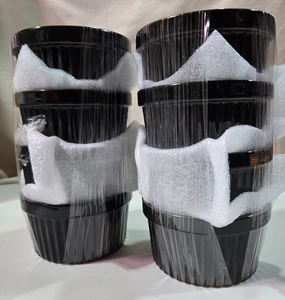 8er Set Auflaufförmchen Creme Brulee Souffle Spülmaschinen-/Mikrowellengeeignet Schwarz Neu im Karton - Bild 1 von 8