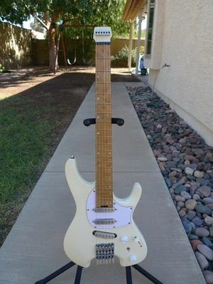 Ibanez Ichika Signature ICHI10 Electric Guitar - Vintage White Matte - Image 1 of 4