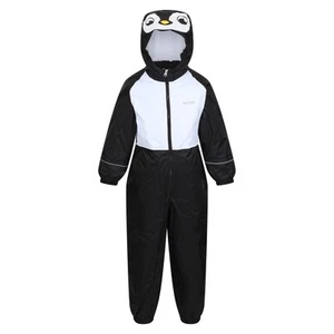 Regatta Childrens/Kids Mudplay III Penguin Waterproof Puddle Suit (RG6585) - Picture 1 of 5