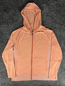 Carhartt Force XL (16-18) Lightweight Hoodie Jacket Peach / Pink Full Zip  - Picture 1 of 10