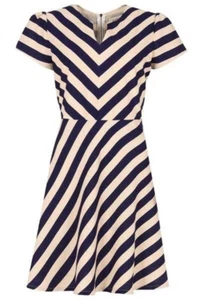 Louche London Dornay Chevron Work Dress - Bild 1 von 6