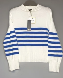 Suéter tejido TRUTH Republic para mujer XL/TG Pullover azul marfil rugby suave claro NUEVO - Imagen 1 de 13
