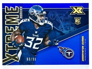 2020 Panini XR Xtreme Blu Darrynton Evans RC/99 Tennessee Titans - Foto 1 di 2