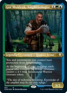 Gor Muldrak, Amphinologist x1 1x FOIL ETCHED Commander Legends NM MTG - Picture 1 of 1