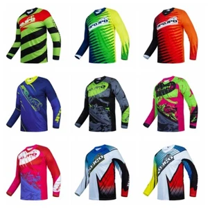 Hombres Ciclismo Jersey Descenso Bicicleta Ropa Motocross Mangas Largas Bicicleta Camisa Prenda para el torso - Imagen 1 de 28