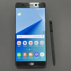 Original Used Phone For Samsung Galaxy SM-N930P 64GB Silver - Picture 1 of 24