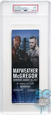 Boleto VIP $50,000 - PSA 10 - BOLETO DE BOXEO FLOYD MAYWEATHER VS. CONOR MCGREGOR Foto 1 de 2