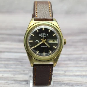 Soviet RAKETA Cornavin Dolphin mens Gold Plated 22 watch USSR watch РАКЕТА⌚ - Picture 1 of 11
