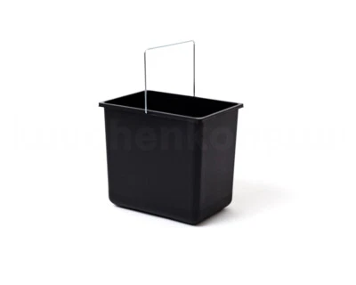 Hailo 18 L Ersatzeimer 1086239 schwarz Abfalleimer Tandem Inneneimer mit Henkel - Bild 1 von 4