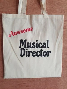 Awesome Musical Director - 100% Cotton Bag - Imagen 1 de 1