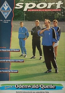Programm Friendly 6.8.1994 SV Waldhof Mannheim - Eintracht Frankfurt - Picture 1 of 1