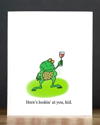 Tarjeta de felicitación: Here's Lookin' At You Foto 1 de 3