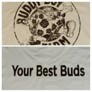 Maglietta Buddy Boy Farm Best Bud Ganja M nuova grateful dead hippie marijuana - Foto 1 di 7