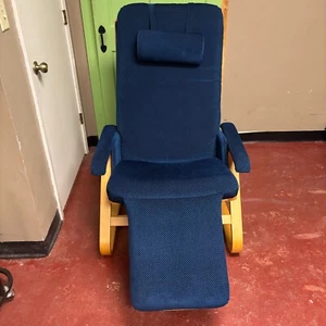 Vtg Midcentury MCM Nepsco Bentwood Backsaver Recliner Chair Newly Upholstered - Picture 1 of 6