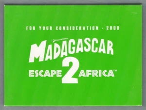 MADAGASCAR: ESCAPE 2 AFRICA - 2008 For Your Consideration DVD Award Screener NEW - Picture 1 of 3