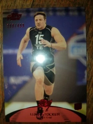 2011 Topps prime Luke Stocker red 200/499 - Image 1 of 2