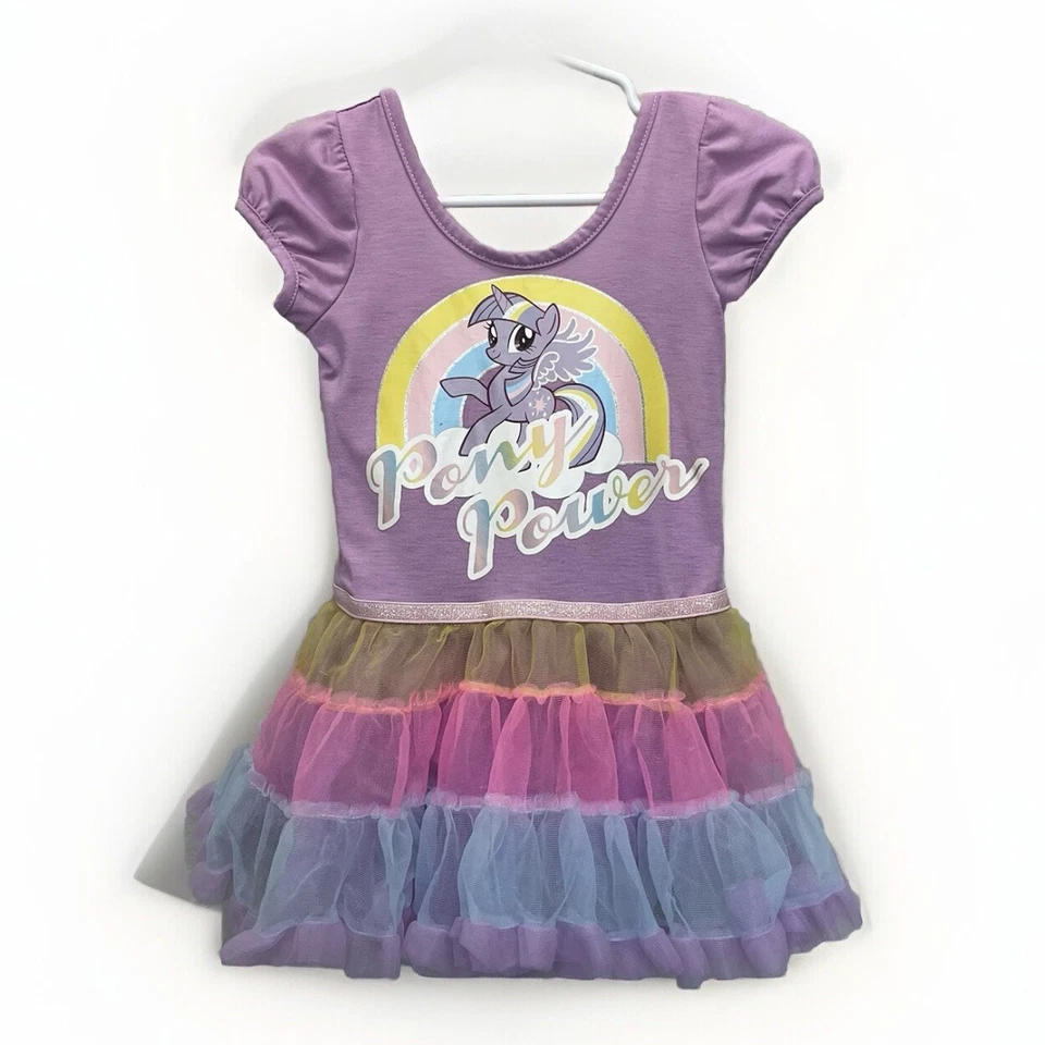 H&M x Hasbro | My Little Pony блестящий Rainbow балетной платье 18-24 месяцев фиолетовый - Изображение 1 из 4