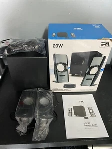 OPEN BOX Cyber Acoustics Speakers CA-SP24 Powered Speaker System - Picture 1 of 9