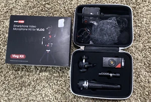 Uskey Vision VLOG K2 W49S Black Smartphone Video Microphone Kit For Vlog Used - Picture 1 of 3