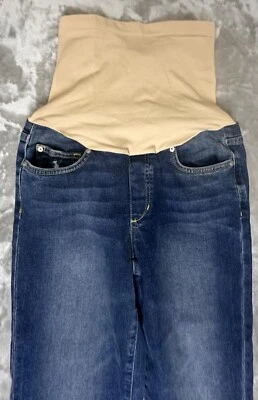 Maternity Joes Jeans Sz 26 Callie High Rise Bootcut Cropped Raw Hem NWT Comfort - Image 1 of 4