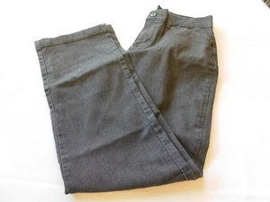 Riders by Lee Women's Ladies pants slacks Size 8P petite striped GUC - Picture 1 of 4