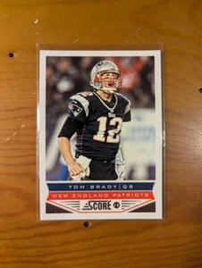2013 Score Football Tom Brady #123 - Picture 1 of 2