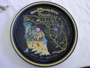 Mapa de bandeja de Disney World de los años 70 de Florida - Imagen 1 de 4