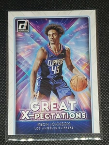 2021-22 Donruss Basketball KEON JOHNSON RC #14 GREAT X-PECTATIONS ROOKIE CARD - Picture 1 of 2