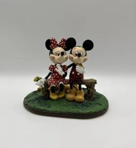 Disney Mickey & Minnie Mouse Charles Boyer "Puppy Love" Figurine w/ Box & COA - Picture 1 of 20
