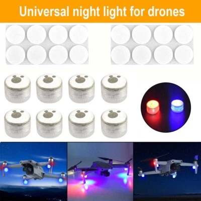 8 set Drone Strobe Light Emergency Lightweight Flash Signal Lamp For DJI Mini 2 - Image 1 of 4