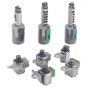 Set of 8 pcs Solenoids Fir for Nissan Maxima Quest Altima Renault Laguna RE5F22A - Picture 1 of 11