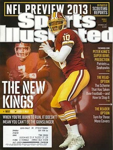 John Elway Robert Griffin III Broncos Redskins 2013 Sports Illustrated - Picture 1 of 1