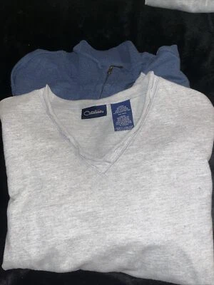 Moletons femininos Catalina com zíper e gola V tamanho feminino 8/10 - Imagem 1 de 4