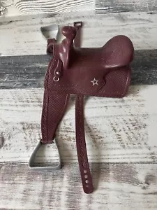 American Girl Doll Truly Me Horse SADDLE w Stirrups Only for 18” Doll Pet 2018 - Picture 1 of 11