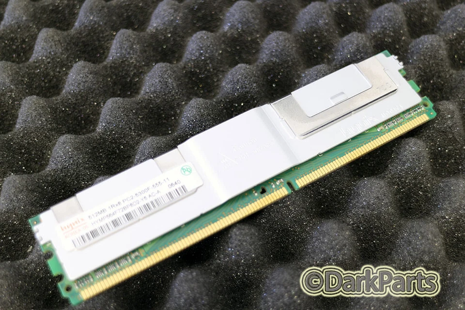 Hynix HYMP564F72BP8D2-Y5 PC2-5300F-555-11 512MB Server RAM Dell 1955 - Bild 1 von 1